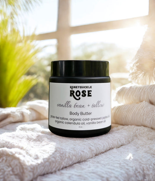 Vanilla Bean and Tallow Whipped Body Butter